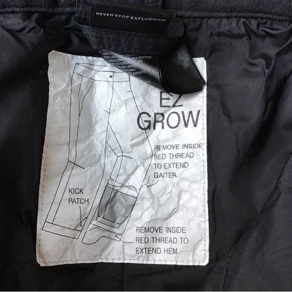 The North Face EUC Snow Pants Youth Ski Snowboard Unisex Adjustable size 10/12 - Picture 7 of 9